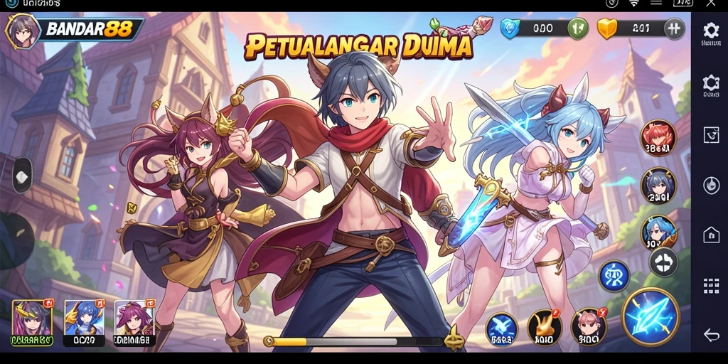 Tampilan utama gameplay BANDAR88 yang seru dan penuh aksi.