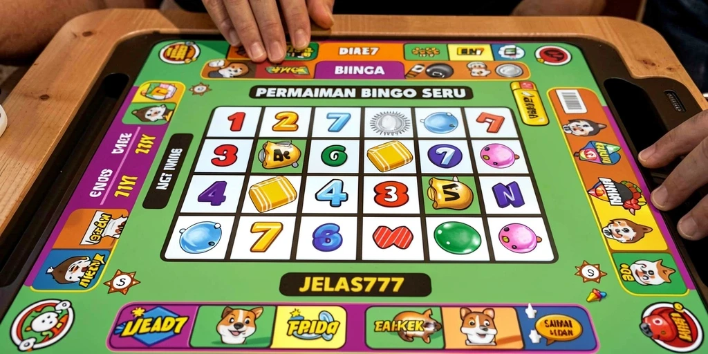 Tampilan screenshot JELAS777 menunjukkan gameplay Bingo yang seru.