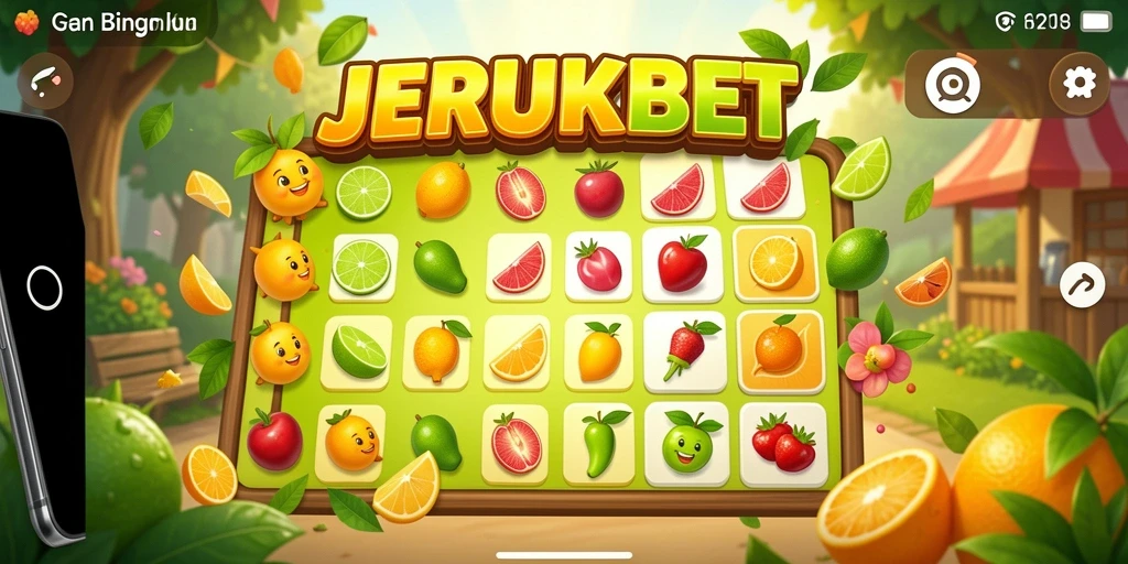 Screenshot utama JERUKBET menampilkan suasana seru permainan Bingo.