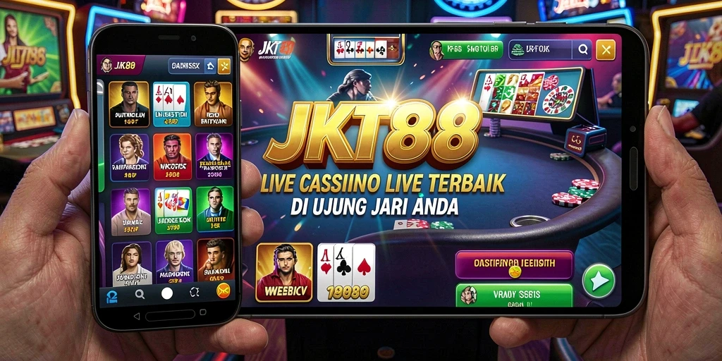 Tangkapan layar JKT88 menunjukkan dealer langsung dan gameplay yang mendebarkan.