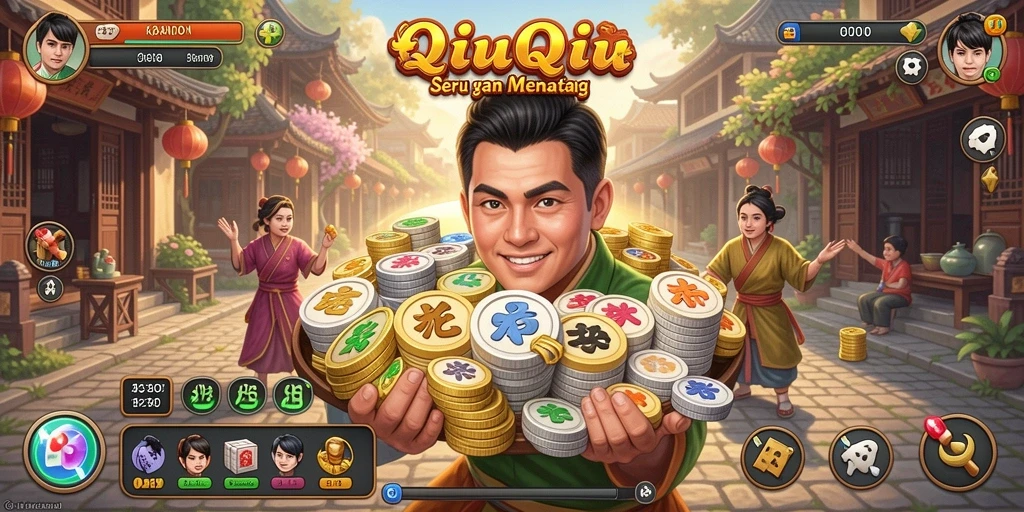 Screenshot gameplay KAGANDAN yang penuh aksi QiuQiu.