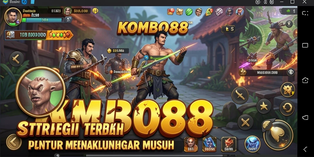 Tampilan gameplay KOMBO88 yang menegangkan dan penuh aksi.