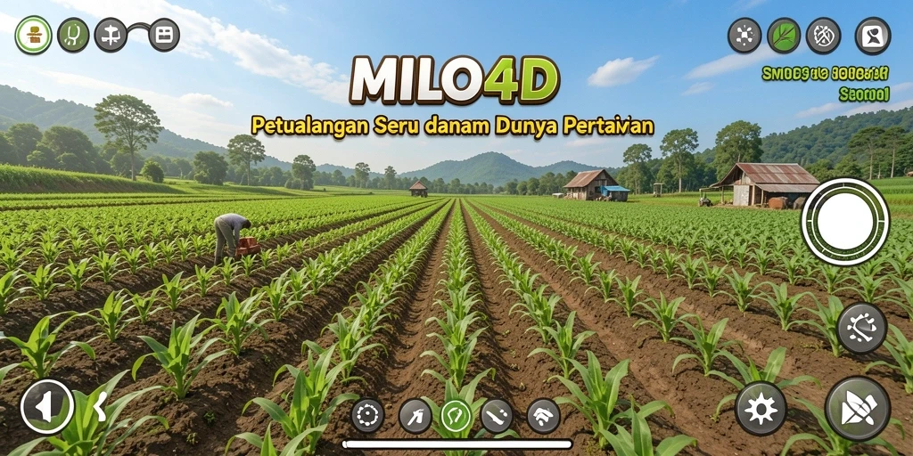 Screenshot gameplay <strong>MILO4D</strong> menampilkan proses bertani yang seru.