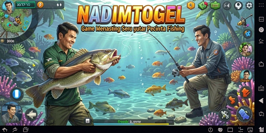 Tangkapan ikan besar di gameplay NADIMTOGEL yang memukau.