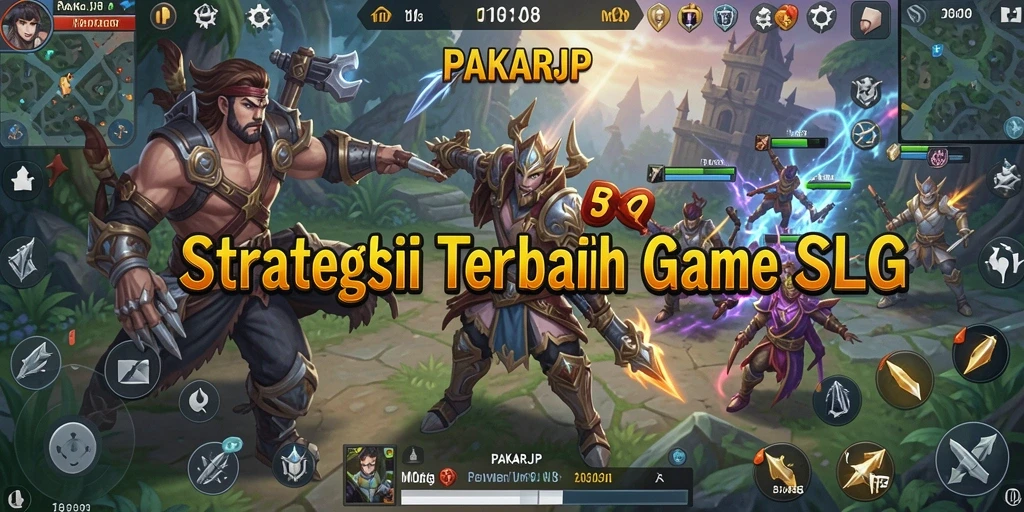 Tampilan menawan dari gameplay strategis dalam PAKARJP.