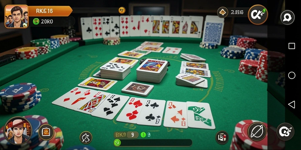Tampilan gameplay Gaple yang menyenangkan di RK55.