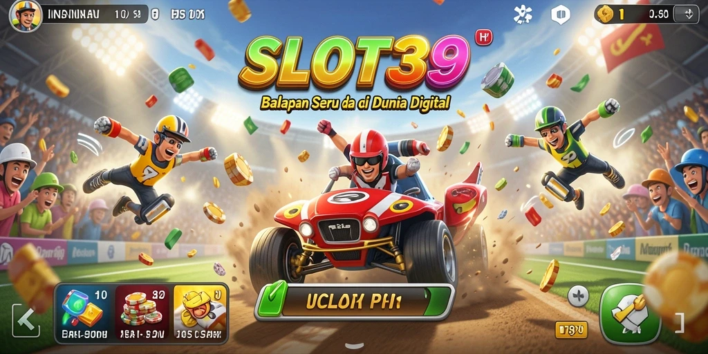 Tampilan gameplay Racing yang mendebarkan dan penuh aksi.