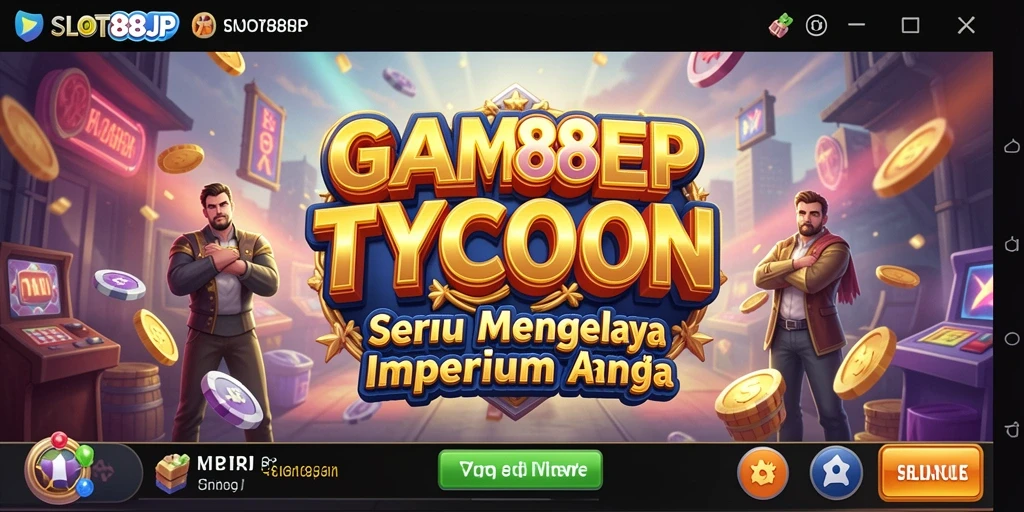 Tampilan gameplay seru dalam mengelola bisnis di SLOT88JP.