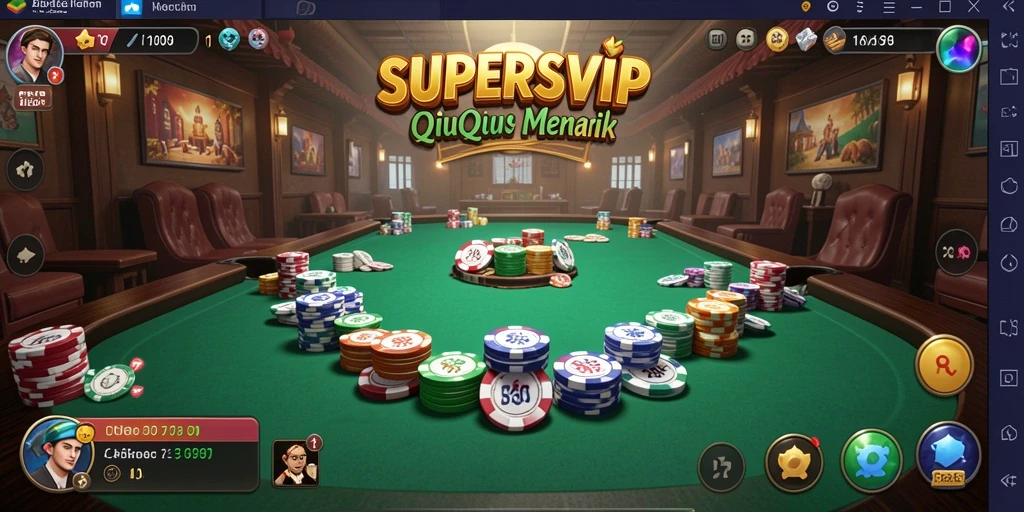 Gambaran dari gameplay menarik SUPERSVIP dengan teman-teman.
