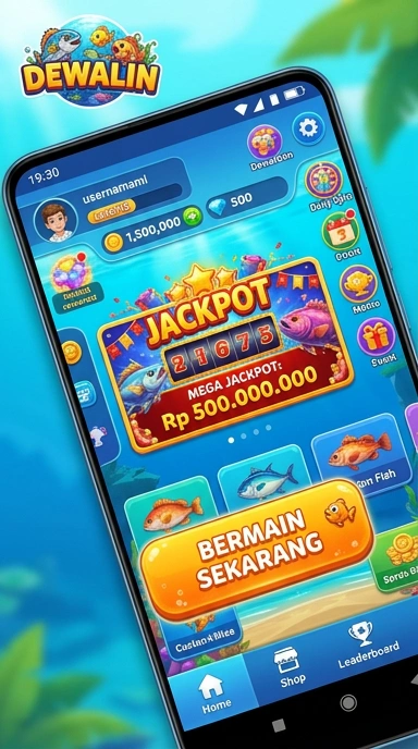 Fitur pencarian cepat di dewalin untuk menemukan aplikasi favorit Anda.
